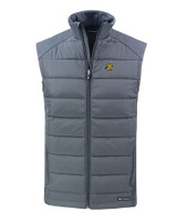 Wichita State Shockers Cutter & Buck Evoke Hybrid Eco Softshell Recycled Mens Full Zip Vest EG_MANN_HG 1