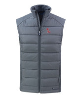 Ole Miss Rebels Cutter & Buck Evoke Hybrid Softshell Recycled Mens Full Zip Vest EG_MANN_HG 