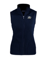 Georgia Southern Eagles Cutter & Buck Cascade Eco Fleece Womens Vest NVBU_MANN_HG 