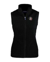 Florida State Seminoles Cutter & Buck Cascade Eco Fleece Womens Vest BL_MANN_HG 