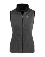 Wichita State Shockers Cutter & Buck Cascade Eco Sherpa Fleece Womens Vest EGBL_MANN_HG 1