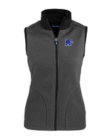 Memphis Tigers Cutter & Buck Cascade Eco Sherpa Fleece Womens Vest EGBL_MANN_HG 1