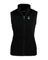 Michigan State Spartans College Vault Cutter & Buck Cascade Eco Sherpa Fleece Womens Vest BL_MANN_HG 1