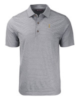 Idaho Vandals Cutter & Buck Forge Eco Heather Stripe Stretch Recycled Mens Big & Tall Polo BLH_MANN_HG 1