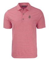 Washington State Cougars College Vault Cutter & Buck Forge Eco Heather Stripe Stretch Recycled Mens Big & Tall Polo CRH_MANN_HG 1