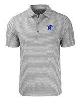 Memphis Tigers Cutter & Buck Forge Eco Heather Stripe Stretch Recycled Mens Polo EGH_MANN_HG 1