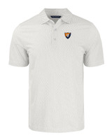 Illinois Fighting Illini College Vault Cutter & Buck Pike Eco Symmetry Print Stretch Recycled Mens Big & Tall Polo WHPOL_MANN_HG 