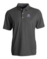 Northwestern Wildcats College Vault Cutter & Buck Pike Eco Symmetry Print Stretch Recycled Mens Big & Tall Polo BLWH_MANN_HG 