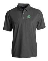 Marshall Thundering Herd College Vault Cutter & Buck Pike Eco Symmetry Print Stretch Recycled Mens Big & Tall Polo BLWH_MANN_HG 1