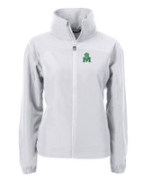 Marshall Thundering Herd College Vault Cutter & Buck Charter Eco Recycled Womens Full-Zip Jacket POL_MANN_HG 1