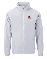 Ole Miss Rebels College Vault Cutter & Buck Charter Eco Recycled Mens Full-Zip Jacket POL_MANN_HG 
