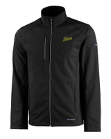 George Mason Patriots College Vault Cutter & Buck Evoke Eco Softshell Recycled Full Zip Mens Jacket BL_MANN_HG 1