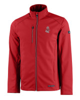 Washington State Cougars College Vault Cutter & Buck Evoke Eco Softshell Recycled Full Zip Mens Jacket CDR_MANN_HG 1