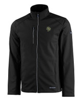 Cal Poly Mustangs Cutter & Buck Evoke Softshell Recycled Full Zip Mens Jacket BL_MANN_HG 