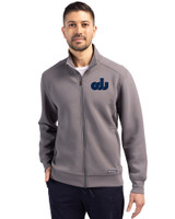 Old Dominion Monarchs College Vault Cutter & Buck Roam Epic Versatility Recycled Full Zip Mens Jacket Elemental Grey Front