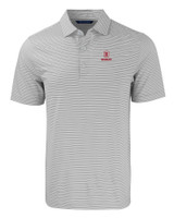 Bradley Braves Cutter & Buck Forge Eco Double Stripe Stretch Recycled Mens Big &Tall Polo POLWH_MANN_HG 1