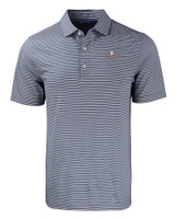 Illinois Fighting Illini Cutter & Buck Forge Eco Double Stripe Stretch Recycled Mens Big &Tall Polo NVBW_MANN_HG 