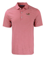 Illinois State Redbirds Cutter & Buck Forge Eco Double Stripe Stretch Recycled Mens Big &Tall Polo CDRW_MANN_HG 1