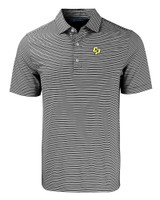 Cal Poly Mustangs Cutter & Buck Forge Eco Double Stripe Stretch Recycled Mens Big &Tall Polo BLWH_MANN_HG 