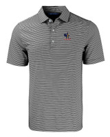 Delaware Fightin' Blue Hens College Vault Cutter & Buck Forge Eco Double Stripe Stretch Recycled Mens Big &Tall Polo BLWH_MANN_HG 