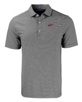 New Mexico State Aggies College Vault Cutter & Buck Forge Eco Double Stripe Stretch Recycled Mens Big &Tall Polo BLWH_MANN_HG 