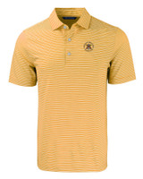 Virginia Military Institute Keydets Cutter & Buck Forge Eco Double Stripe Stretch Recycled Mens Polo COGW_MANN_HG 1