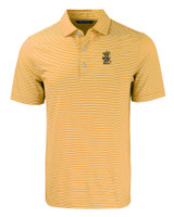 Wichita State Shockers College Vault Cutter & Buck Forge Eco Double Stripe Stretch Recycled Mens Polo COGW_MANN_HG 1