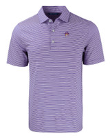 East Carolina (ECU) Pirates College Vault Cutter & Buck Forge Eco Double Stripe Stretch Recycled Mens Polo CPWH_MANN_HG 1