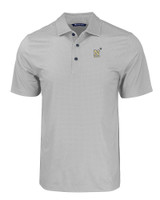 Navy Midshipmen Cutter & Buck Pike Eco Tonal Geo Print Stretch Recycled Mens Big & Tall Polo EG_MANN_HG 