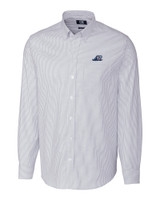 West Michigan Whitecaps Cutter & Buck Stretch Oxford Stripe Mens Big and Tall Long Sleeve Dress Shirt LTB_MANN_HG 1
