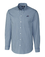 West Michigan Whitecaps Cutter & Buck Easy Care Stretch Gingham Mens Big and Tall Long Sleeve Dress Shirt LYN_MANN_HG 1