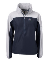 West Michigan Whitecaps Cutter & Buck Charter Eco Recycled Womens Anorak Jacket NVPOL_MANN_HG 1