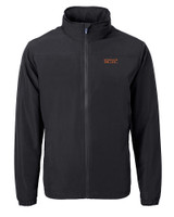 UOP Tigers Cutter & Buck Charter Eco Knit Recycled Big & Tall Full-Zip Jacket BL_MANN_HG 