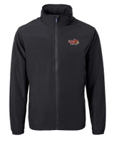 Illinois State Redbirds Cutter & Buck Charter Eco Knit Recycled Big & Tall Full-Zip Jacket BL_MANN_HG 
