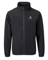 Northwestern Wildcats College Vault Cutter & Buck Charter Eco Knit Recycled Big & Tall Full-Zip Jacket BL_MANN_HG 