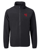 Western Kentucky Hilltoppers College Vault Cutter & Buck Charter Eco Knit Recycled Big & Tall Full-Zip Jacket BL_MANN_HG 