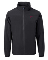 New Mexico State Aggies College Vault Cutter & Buck Charter Eco Knit Recycled Big & Tall Full-Zip Jacket BL_MANN_HG 