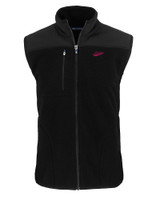 New Mexico State Aggies College Vault Cutter & Buck Cascade Eco Sherpa Mens Big and Tall Fleece Vest BL_MANN_HG 