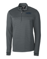 Milwaukee Brewers City Connect Cutter & Buck Traverse Stripe Stretch Quarter Zip Mens Pullover EG_MANN_HG 1