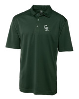 Colorado Rockies City Connect Cutter & Buck CB Drytec Genre Textured Solid Mens Big and Tall Polo HT_MANN_HG 1