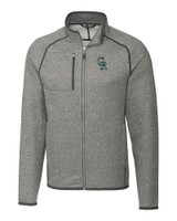 Colorado Rockies City Connect Cutter & Buck Mainsail Sweater-Knit Mens Big and Tall Full Zip Jacket POH_MANN_HG 1