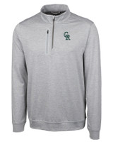 Colorado Rockies City Connect Cutter & Buck Stealth Heathered Quarter Zip Mens Pullover POL_MANN_HG 1