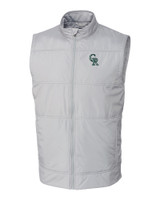 Colorado Rockies City Connect Cutter & Buck Stealth Hybrid Quilted Mens Big and Tall Windbreaker Vest POL_MANN_HG 1