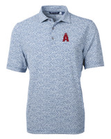 Los Angeles Angels City Connect Cutter & Buck Virtue Eco Pique Botanical Print Recycled Mens Polo NVBU_MANN_HG 1