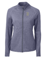 Boston Red Sox City Connect Cutter & Buck Adapt Eco Knit Heather Recycled Womens Full Zip NVH_MANN_HG 1