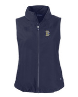 Boston Red Sox City Connect Cutter & Buck Charter Eco Recycled Full-Zip Womens Vest NVBU_MANN_HG 1