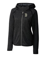 Boston Red Sox City Connect Cutter & Buck Mainsail Sweater-Knit Hoodie Womens Full Zip Jacket CCH_MANN_HG 1