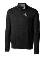 Chicago White Sox City Connect Cutter & Buck Lakemont Tri-Blend Mens Quarter Zip Pullover Sweater BL_MANN_HG 1