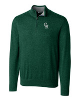 Colorado Rockies City Connect Cutter & Buck Lakemont Tri-Blend Mens Quarter Zip Pullover Sweater HT_MANN_HG 1