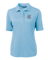 Chicago Cubs City Connect Cutter & Buck Virtue Eco Pique Recycled Womens Polo ALS_MANN_HG 1